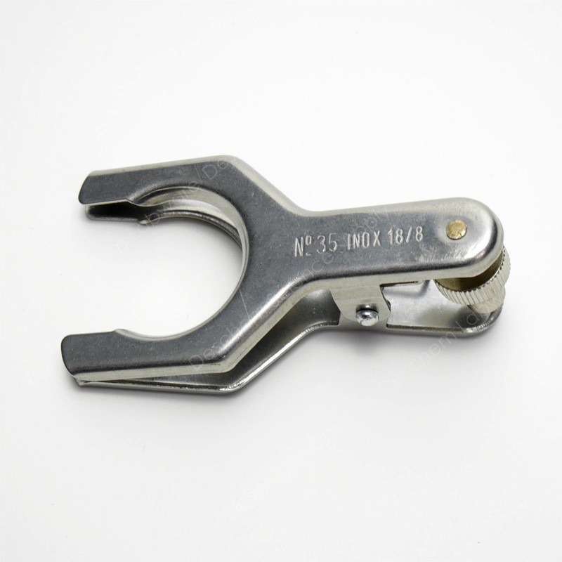 Deschem S35 Stainless Steel Clamp 35/20 35/18 Spherical Joint Glassware