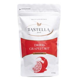 TASTELLA Dried Grapefruit Slices - Dehydrated Fruit for Cocktails - Grapefruit Cocktail Garnish - Healthy Snacks - 100% Natural & No Additives - Best for Decorating Works - 20 + Slices on Each Box, 3oz