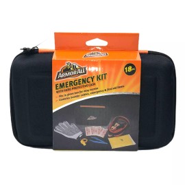 ArmorAll 18 Pc Emergency Kit Includes Booster Cable, Gloves, First Kit Items,etc