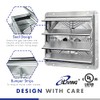 iLIVING 16" Wall Mounted Shutter Exhaust Fan, Automatic Shutter, with