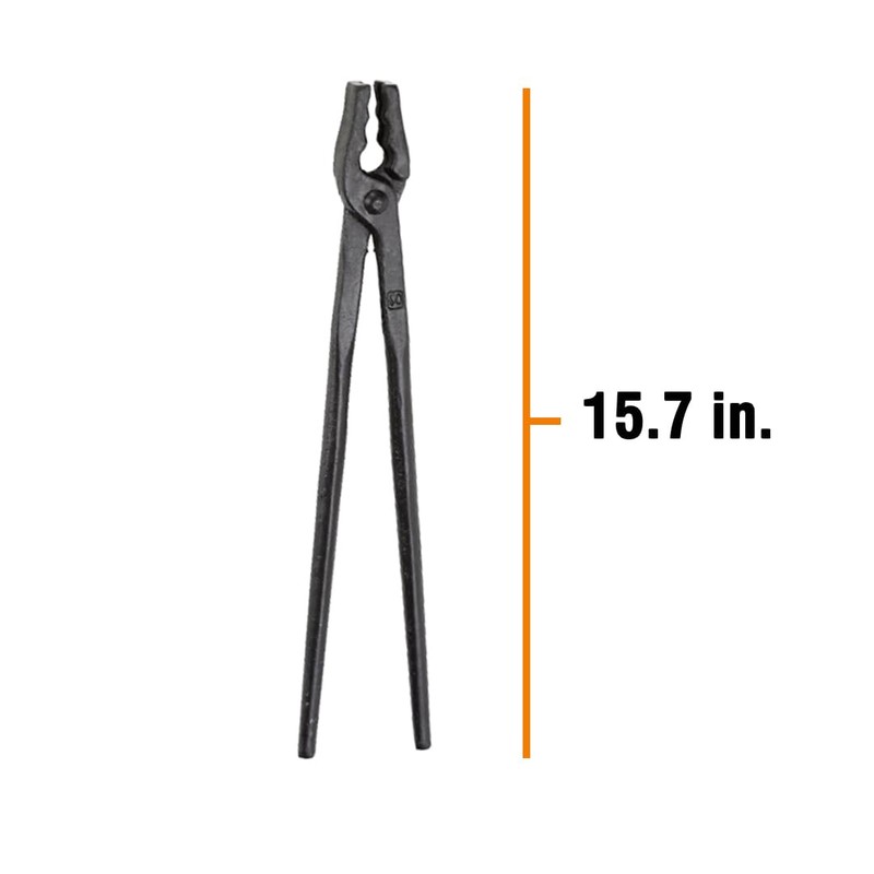 Picard Blacksmith Tongs, Wolf's Jaw, 16" Long - C35 Steel,