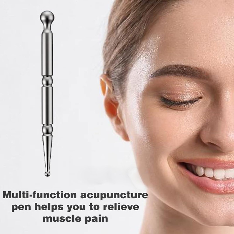 GYX COELE Acupuncture Pen, Facial Reflexology Tools Stainless Steel, Trigger