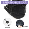 16 Inch Yaki Straight Drawstring Ponytail for Black Women Synthetic