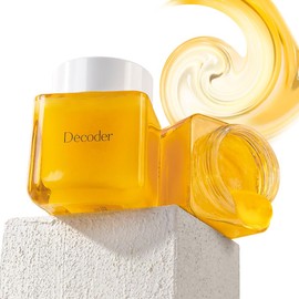 Decoder Honey Cleansing Jelly Skin Care Face Mask - 5% Honey Extract, 5% Niacinamide, Collagen, Deep Nourishing Royal Jelly & Witch Hazel, Advanced Cleansing & Hydration, Sea Buckthorn Oil, 4.23 Oz