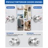 Lanwandeng 10 Pack Interior Door Knobs for Bedroom or Bathroom