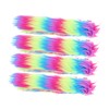 BESPORTBLE 4pcs Precut Shaggy Fabric Strips for DIY Projects for
