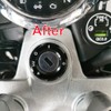 Aluminum Ignition Switch Key Hole Cover Ring Cap Compatible with