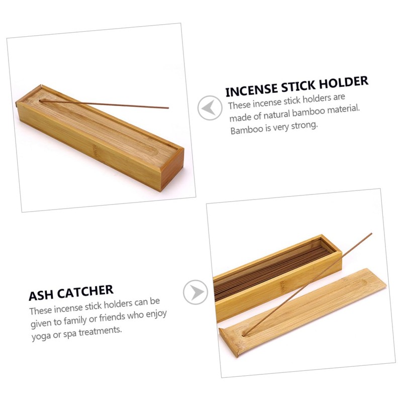 NOLITOY 1pc Incense Storage Box Holder for Incense Sticks Versatile
