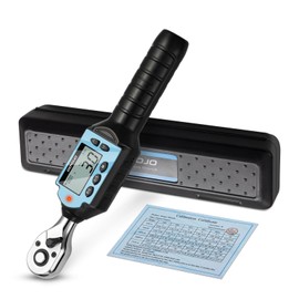 GOYOJO 1/4" Digital Torque Wrench 0.7–22ft-lbs/0.9–30 N.m High-Precision Professional Tool for Automotive, Motorcycle, Bicycle & DIY ±2% High Accuracy