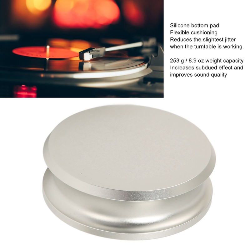 Turntable Disc Stabilizer Professional HiFi Aluminum Alloy Record Weight Stabilizer