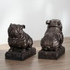 Veronese Design 5 7/8 Inch British Bulldog Bookends Resin Sculpture