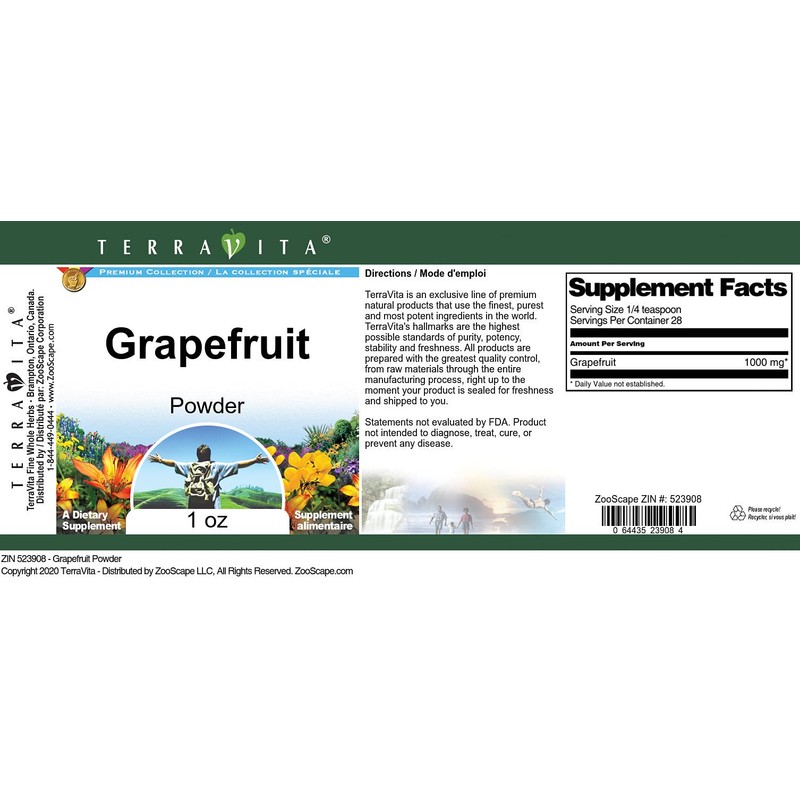 Grapefruit Powder (1 oz, ZIN: 523908) - 2 Pack