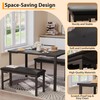 GarveeHome 3-Piece Dining Table Set, 43.3'' Kitchen Table with 2
