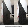 255 X 70 Scooter Tire, Rubber Shock Absorption Inflatable Tyre