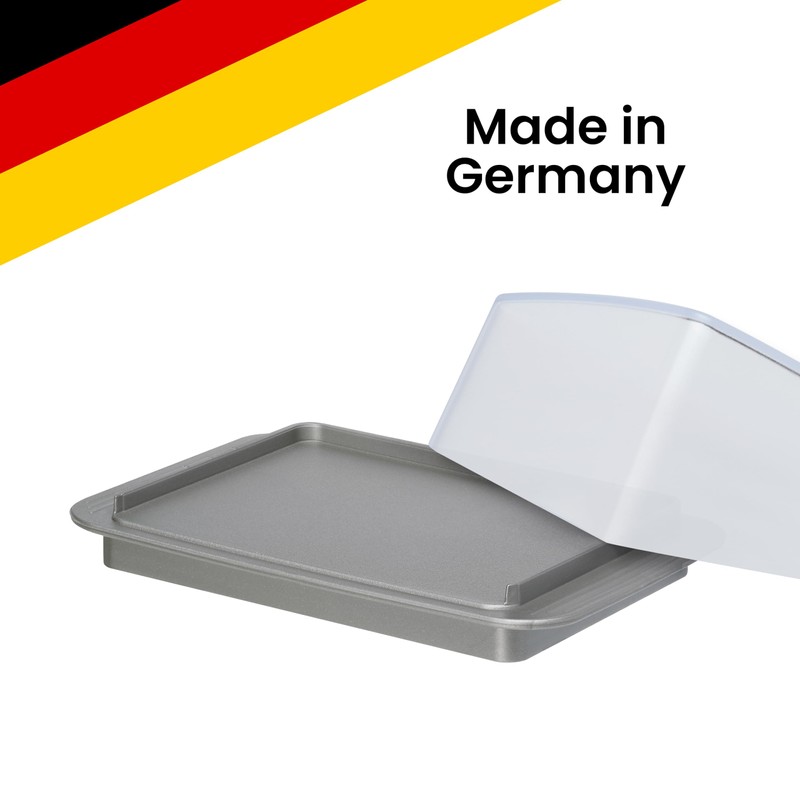 homeXpert Butterbox aus Kunststoff, weiß