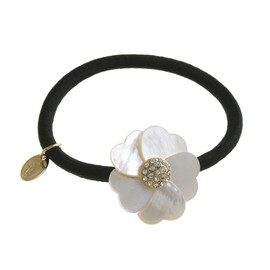 VingTAINE H-973 Shell Flower Hair Rubber Flower Office Bijou Hair Accessory