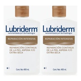 Crema Lubriderm Reparación Intensiva 400ml Dorada 2 Unidades                                                                                          