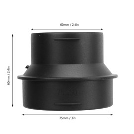 Heater Duct Pipe Connector 1 Pair Adapter Pipe for Auxiliary Heater 60 to 75 mm Connector for Heating Duct Pipe for Webasto Heater YCTZEETXAMPQO2S