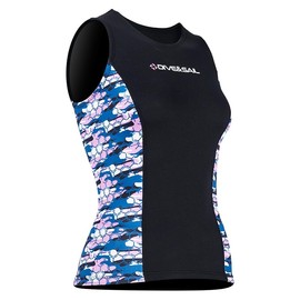 EUPTE 2mm Women/Men Split Body Warm Diving Vest, Surfing and Swimming Diving Shorts (Women's top, M)