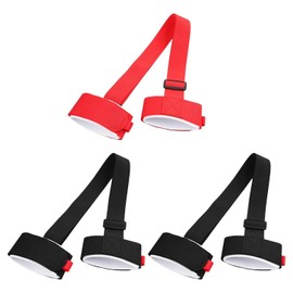 CVDYWDJIE Pack of 3 Snowboard Straps, Adjustable Fixed Straps, Portable Ski Belts, Ski Equipment, Snowboard Accessories