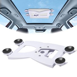 GADFISH Adjustable Starlink Mini Roof Mount, Starlink Mini Mount with 4 Adjustable Suction Cup, Anti-Gravity Starlink Mini Holder for Outdoor Travel / Campin / RV Receiving Signal, White