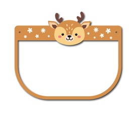 Lightweight Children's Face Shield with Character (Deer)