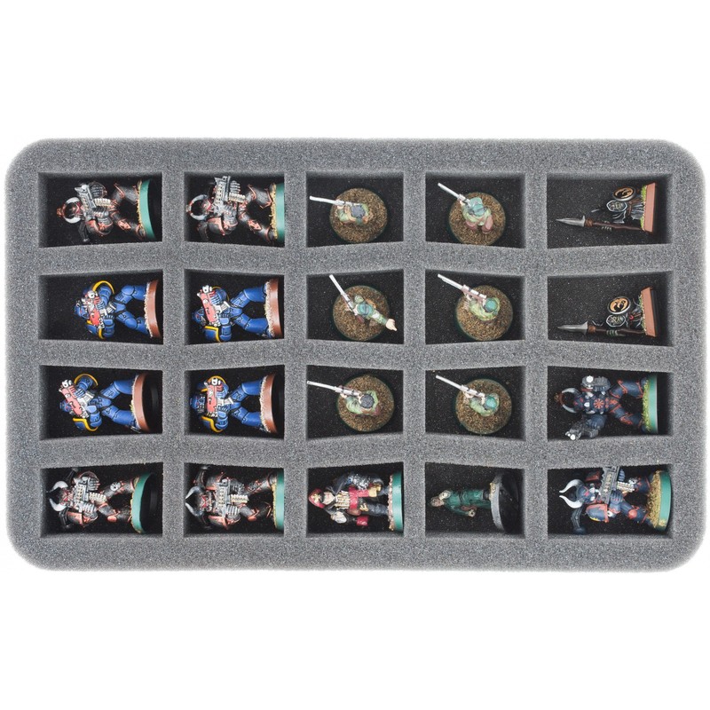 Feldherr Magnetic Box blue for 40 smaller miniatures