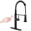 Fapully Black Kitchen Faucet with Pull Down Sprayer,Touchless Motion Sensor
