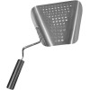 rattleware Scoop, Stainless Steel, for Popcorn, Right Hand, Black Handle