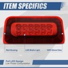 Auto Dynasty Dual Row LED Red 3rd Third Rear Tail