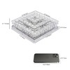 Cainjiazh 11.8" Crystal Chandelier LED Crystal Flush Mount Ceiling Light