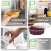 Sabco - 10oz Clear Round Plastic Takeaway Sauce Pots With