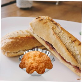 Garneck 24 Pcs Stainless Steel Tart Pans Decor Ensaymada Moulders Tarts Molds Pie Small Tart Tins Oven Foil