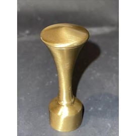 Lamp ONE DECO SOLID BRASS LAMP FINIAL TOP 2 3/8" TALL  TAP 1/4-27 LAMP FINIAL KNOB
