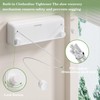 Danpoo Retractable Clothesline, 2x13.8ft Stainless Steel Clothes Line for Indoors/Outdoors,