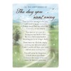 Graveside Memorial Card Plastic coated and Waterproof - The Day