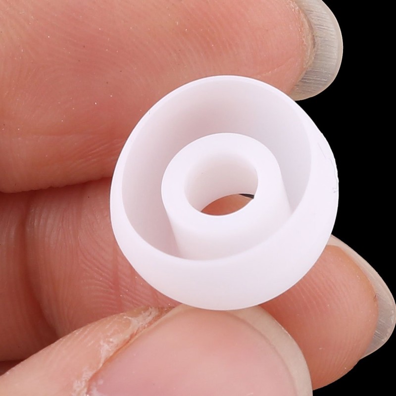 uxcell Silicone Replacement Earbud Tips, 50 Pcs 4mm Inner Hole