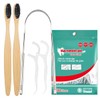 Set 100 Palillos Limpieza Bucal Limpiador de lengua, Raspador lengua