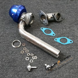 1st-racing FOR Tial 35mm 38mm Turbo External wastegate+Outl