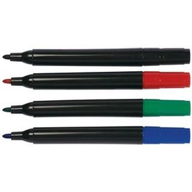 FLIPCHART Markers 4PK Assorted, Stationery Markers, PENS Office CONSUMABLES, 1 Piece Pack - KF01551