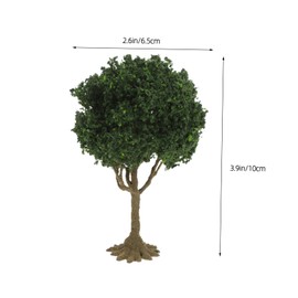YARNOW Miniature Tree Model Realistic Decor for Model Scenery DIY Crafts and Landscapes Height for Train Dioramas and Architectural Models