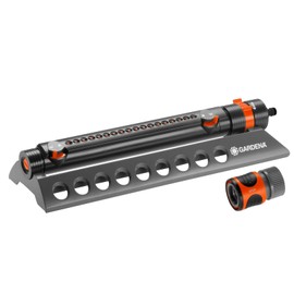 Gardena Comfort 3900-Square Foot Aqua Zoom Oscillating Sprinkler, Made in Germany