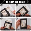 JMUQ 50 Pack Paper Picture Frames 4x6, Black Picture Frames