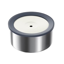 Tazón de agua sin derrames para perros, dispensador de platos de agua lenta de acero inoxidable grande de 1.6 l, se adapta a alimentador elevado para 