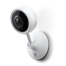 Swann Automatic Tracking Full HD WiFi Camera, 1080p 2MP (1920 x 1080 Pixels), Security, Small Camera, 32GB SD Card Included, Indoor Specifications, Infrared Night Vision Function, SWIFI-TRACKCM, Voice Assistant, White