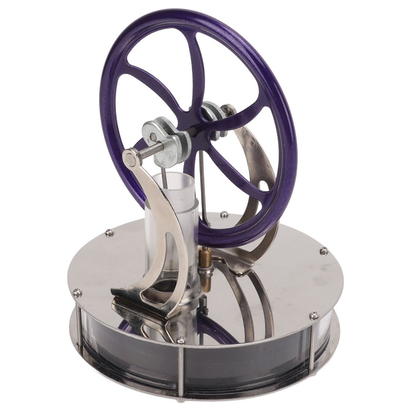 Low Temperature Stirling Engine Model Stainless Steel Base Anti Rust