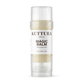 KUTTURA Magic Balm Stick – Barrier Support Moisturizing Balm for Dry Skin, Lips & Rough Areas, Shea Butter, Beeswax & Vitamin E, Multi-Use Hydration, 2.2 oz (62g)