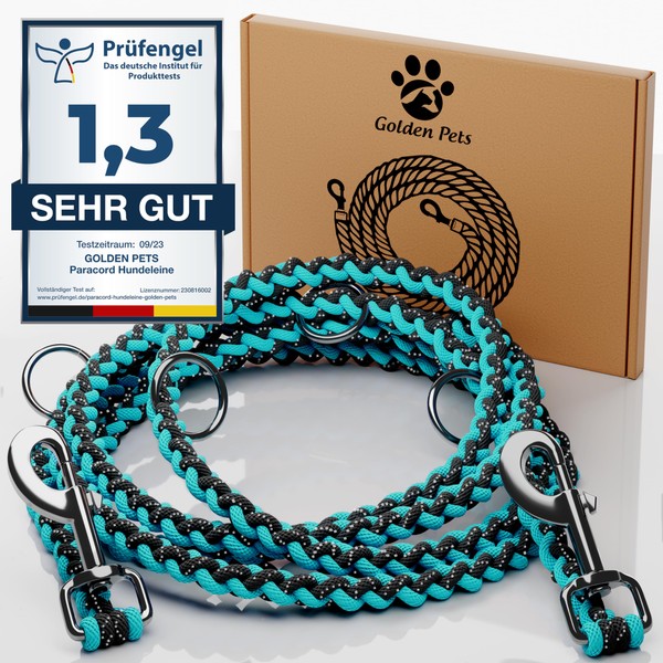 Reflective Dog Lead, 2 m, Adjustable, Weatherproof and Tear-resistant up