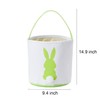Easter Bunny Basket Easter Bucket Egg Hunt Basket for Kids,
