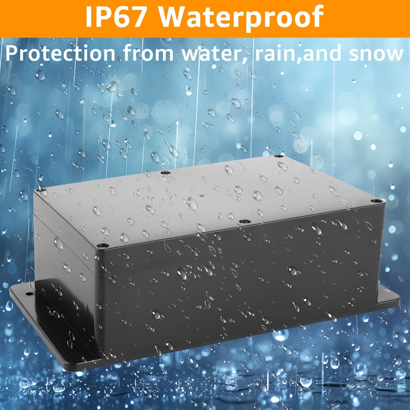 YAYODS Junction Box Black - 23 x 15 x 8.5